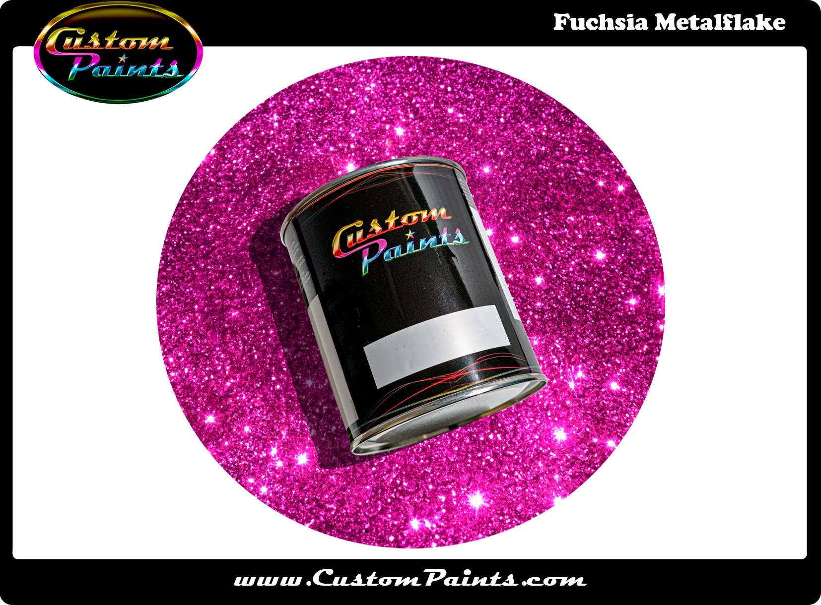 Metal Flake - Fuchsia - Image 2