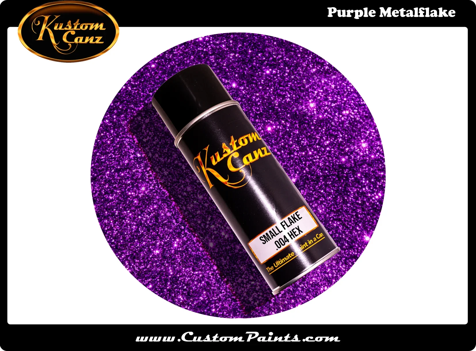 Metal Flake - Purple - Image 3
